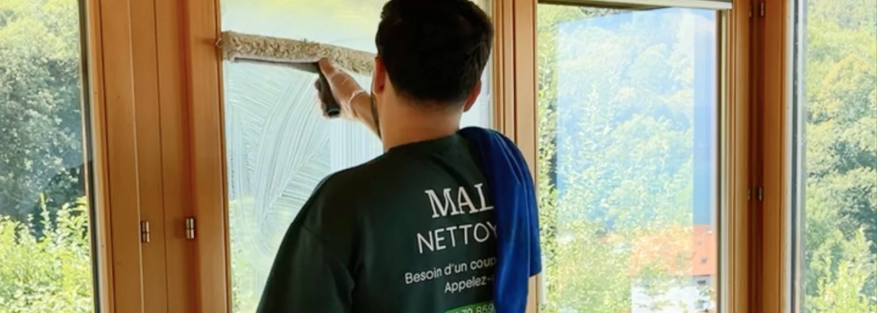 Équipe Malo Nettoyage en intervention dans la Broye